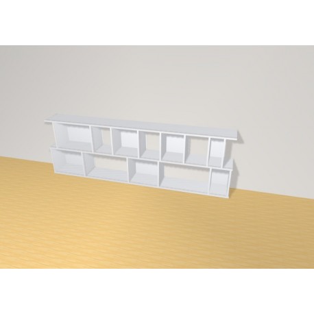 Bibliotheek  (H73cm - B226 cm)