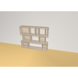 Bibliotheek  (H109cm - B131 cm)