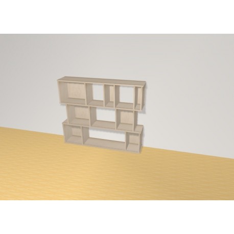 Bibliotheek  (H109cm - B131 cm)