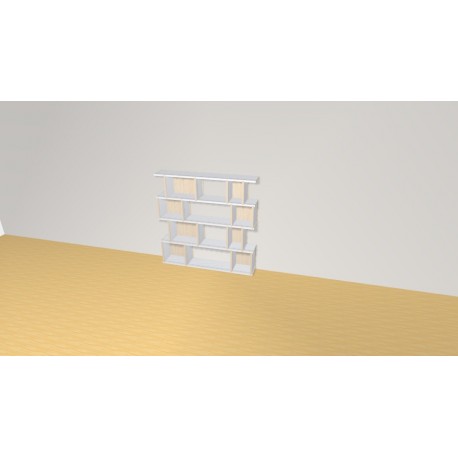 Bibliotheek  (H103cm - B104 cm)