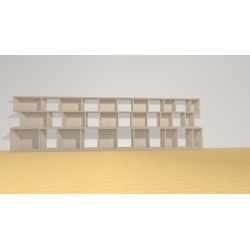 Bookshelf  (H90cm - W320 cm)