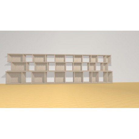 Bibliotheek  (H90cm - B320 cm)