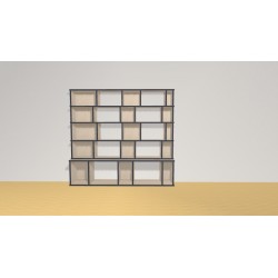 Bookshelf (H141cm - W153 cm)