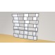 Bibliotheek  (H203cm - B210 cm)