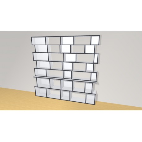 Bibliotheek  (H203cm - B210 cm)