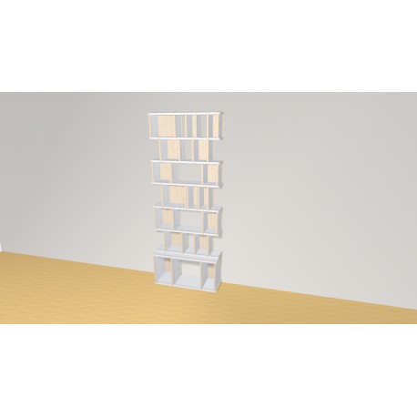 Bibliotheek  (H191cm - B75 cm)