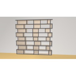Bookshelf  (H201cm - W210 cm)