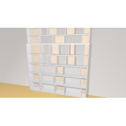 Bookshelf  (H236cm - W220 cm)
