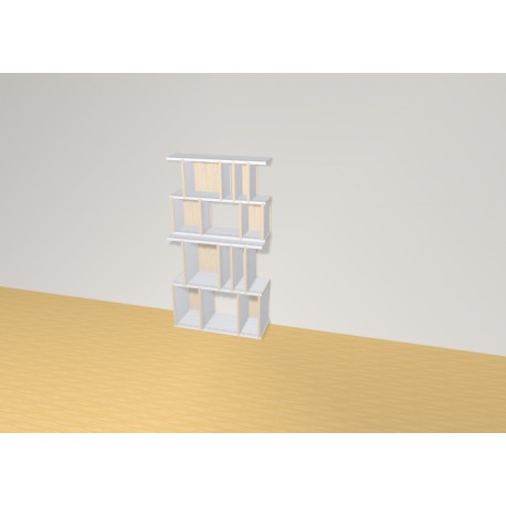 Bibliotheek  (H129cm - B70 cm)