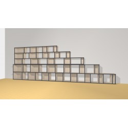 Bibliotheek  (H156cm - B450 cm)