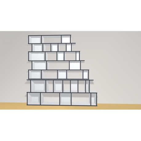 Bibliotheek  (H203cm - B200 cm)