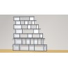 Bookshelf  (H203cm - W200 cm)