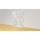 Bibliotheek  (H181cm - B121 cm)