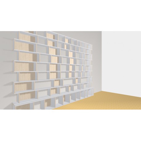 Bibliotheek  (H248cm - B344 cm)