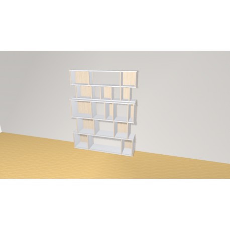 Bibliotheek  (H165cm - B130 cm)