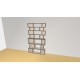 Bibliotheek  (H212cm - B124 cm)
