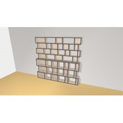 Bibliotheek  (H218cm - B225 cm)