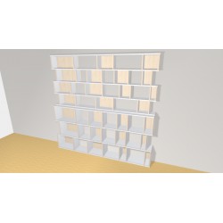 Bibliotheek  (H218cm - B225 cm)