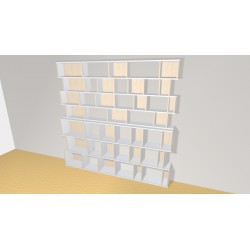 Bookshelf (H218cm - W225 cm)