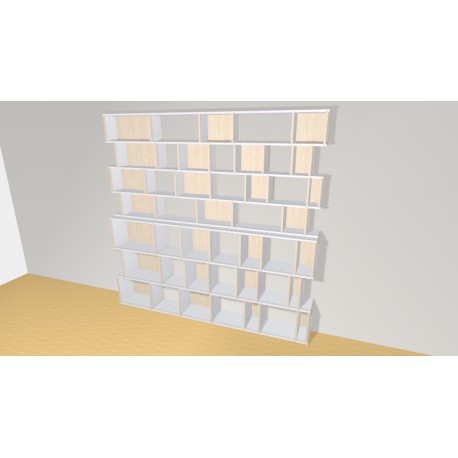 Bibliotheek  (H218cm - B225 cm)