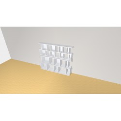 Bibliotheek  (H126cm - B145 cm)