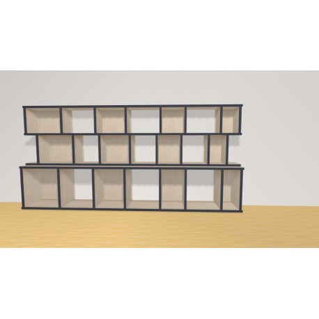 Bibliotheek  (H90cm - B190 cm)