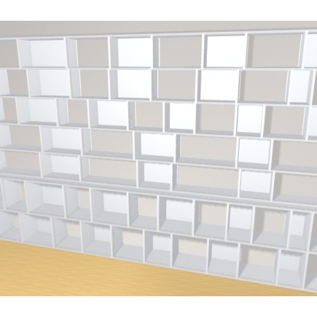 Bibliotheek  (H209cm - B415 cm)