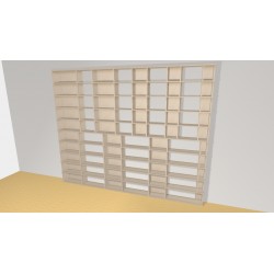 Bibliotheek  (H240cm - B300 cm)