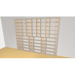 Bibliotheek (H240cm - B300 cm)