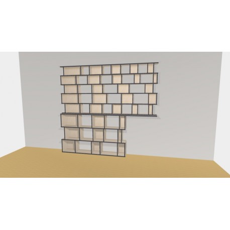 Bibliotheek  (H236cm - B285 cm)