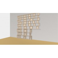 Bibliotheek  (H263cm - B285 cm)