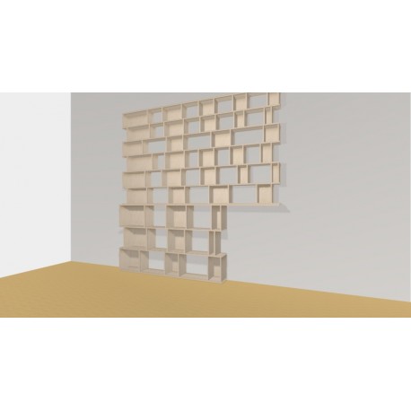 Bibliotheek  (H263cm - B285 cm)