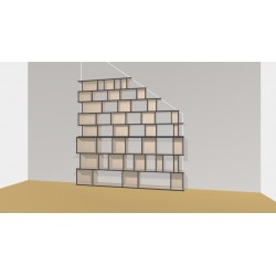 Bibliotheek  (H239cm - B265 cm)