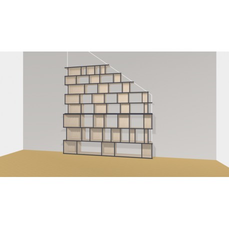 Bibliotheek  (H239cm - B265 cm)