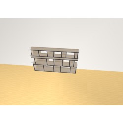 Bibliotheek  (H102cm - B167 cm)