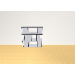 Bibliotheek  (H102cm - B96 cm)