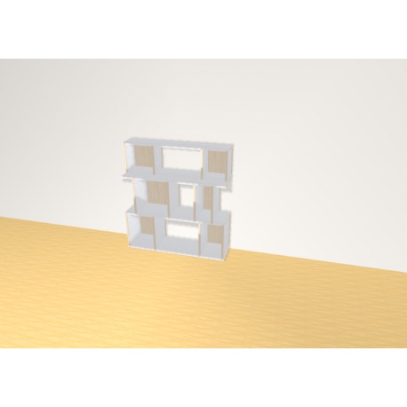 Bibliotheek  (H102cm - B96 cm)