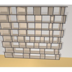 Bibliotheek  (H288cm - B324 cm)