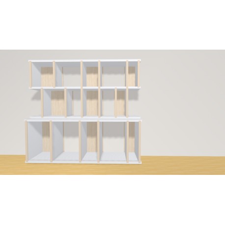 Bibliotheek  (H90cm - B100 cm)