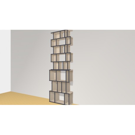 Bookshelf (H239cm - W77 cm)