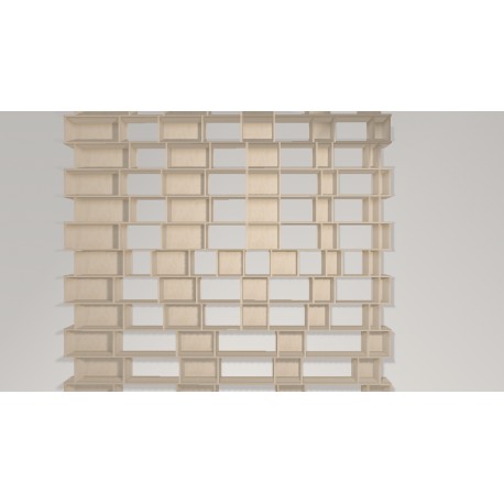 Bookshelf  (H323cm - W328 cm)
