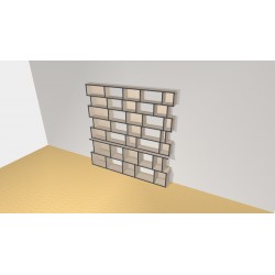 Bibliotheek  (H203cm - B202 cm)