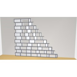 Bookshelf  (H297cm - W335 cm)