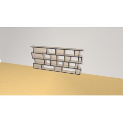 Bookshelf  (H97cm - W200 cm)