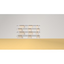 Bibliotheek  (H103cm - B168 cm)