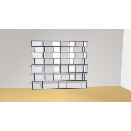Bookshelf  (H212cm - W245 cm)