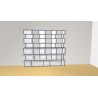 Bookshelf  (H212cm - W245 cm)