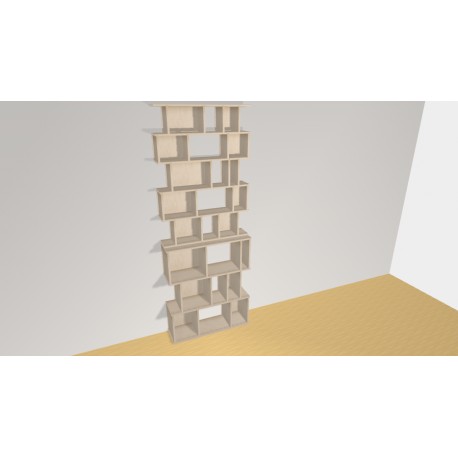 Bibliotheek  (H239cm - B90 cm)