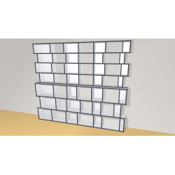 Bibliotheek  (H212cm - B243 cm)