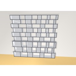 Bookshelf  (H263cm - W270 cm)